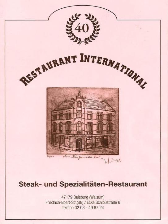 Restaurant International